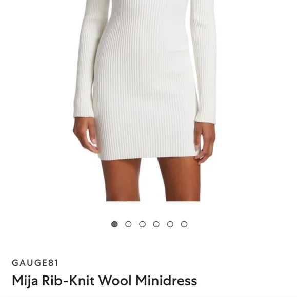 Gauge 81 Mija Rib-Knit Wool Minidress - Picture 7 of 7